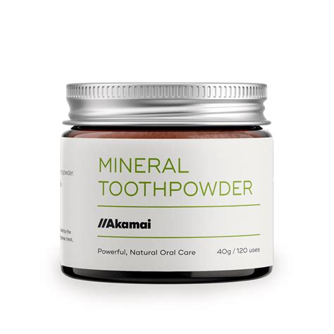 akamai basics mineral tooth powder